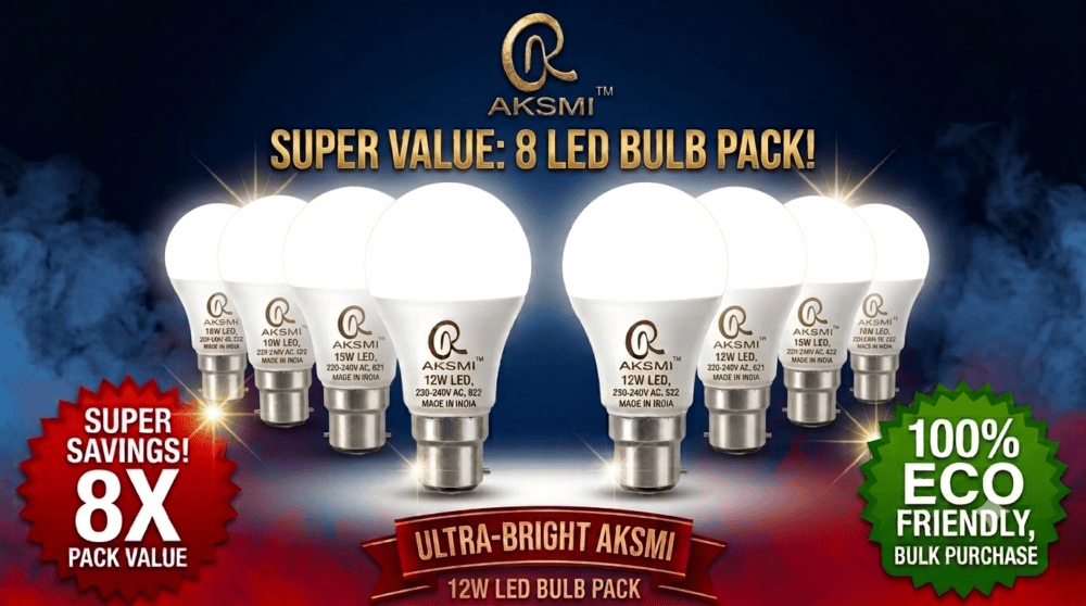 8 LED Bulb Pack