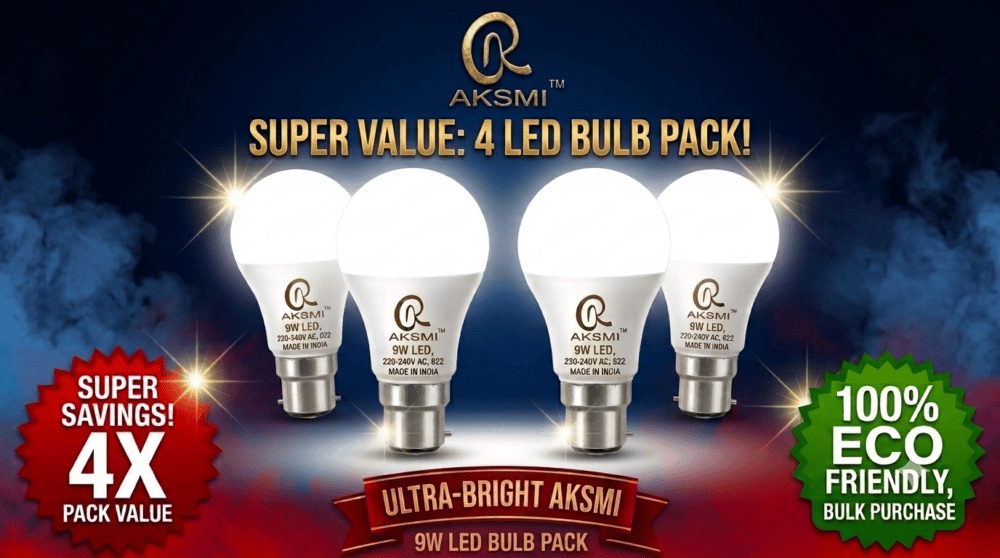 4 LED Bulb Pack