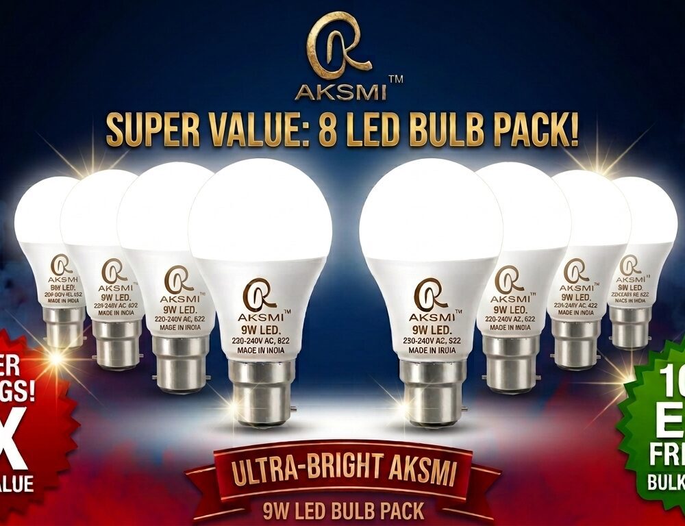 9W 8 LED Bulb Pack