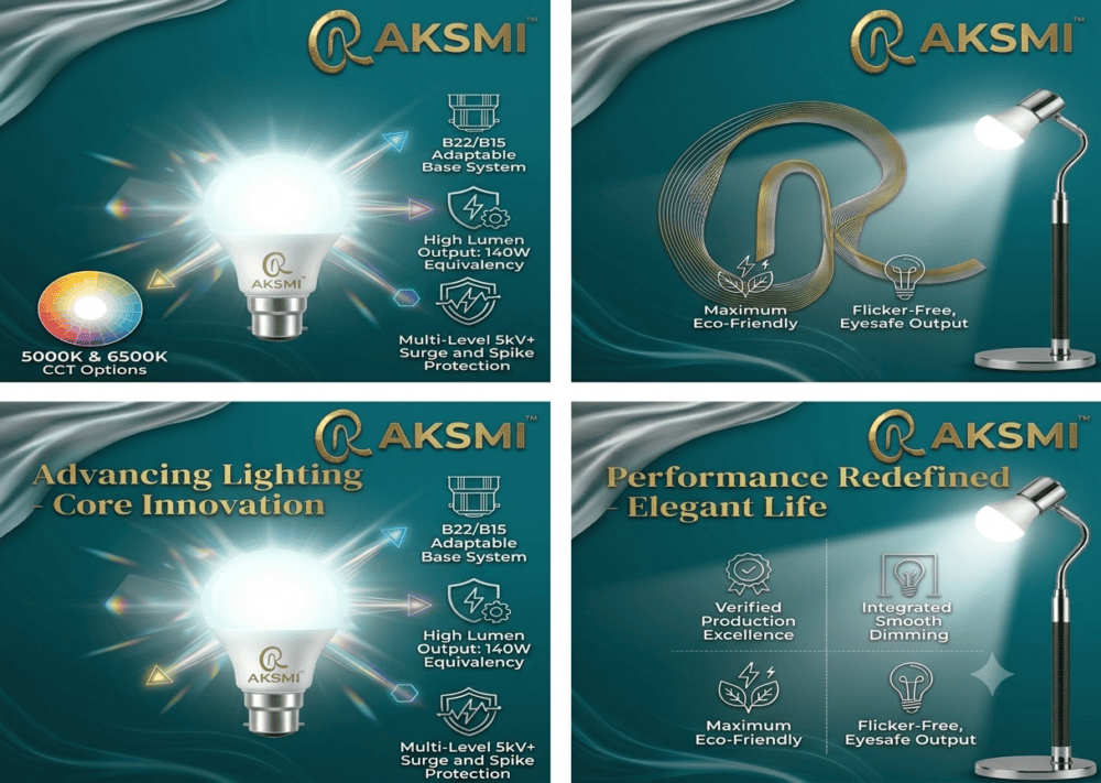 Aksmi 15W 8 LED Bulb Pack